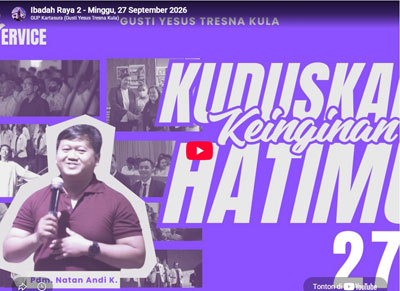 Ibadah Raya 2: 27 September 2026