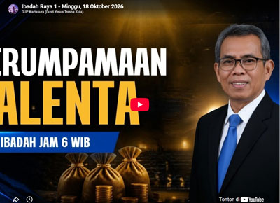 Ibadah Raya 1: 18 Oktober 2026