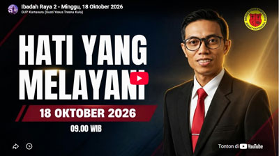 Ibadah Raya 2: 18 Oktober 2026